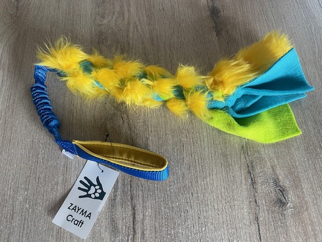 Tug Fausse fourrure et polaire – Couleur Jaune-Bleu-Vert